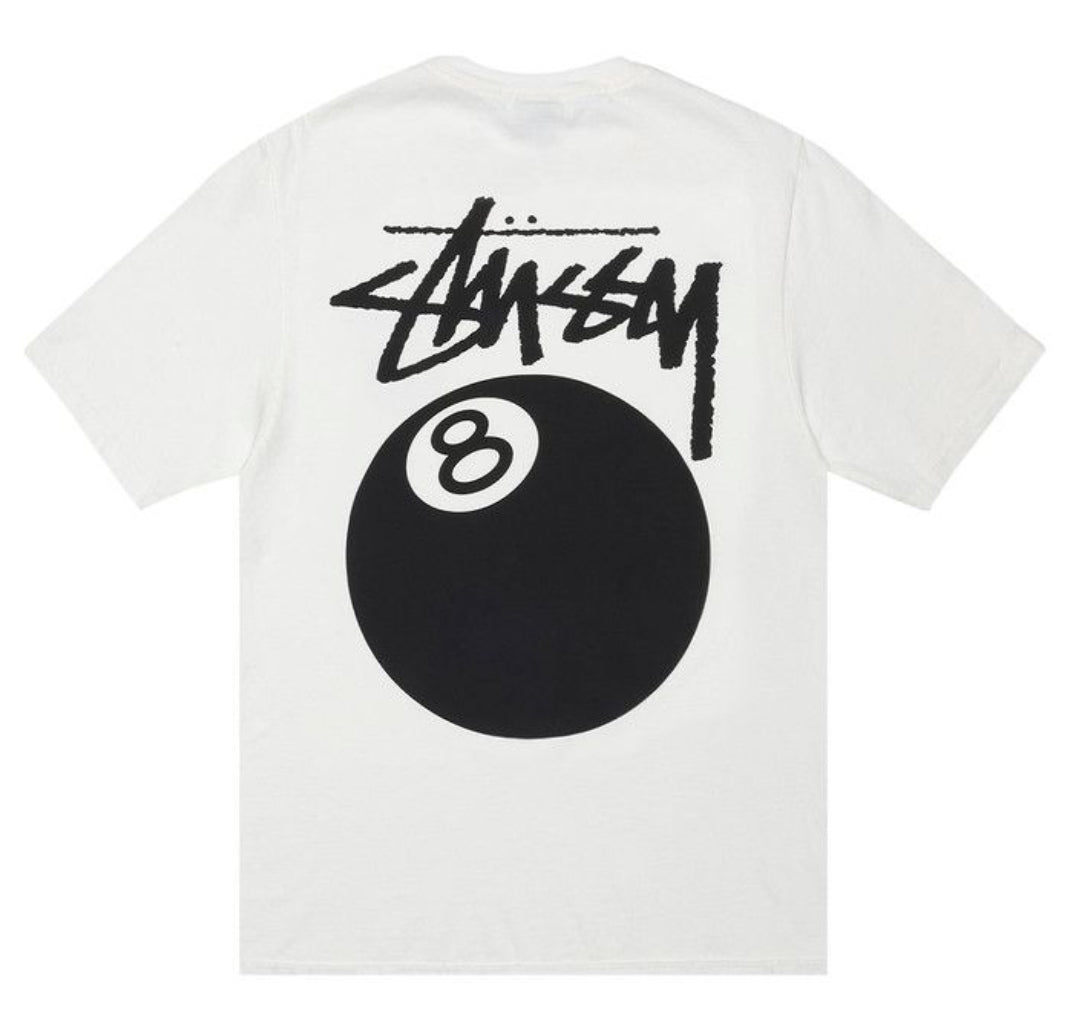 T-Shirt Stüssy 8Ball Natural