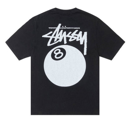 T-Shirt Stüssy 8Ball Pigment Dyed Black