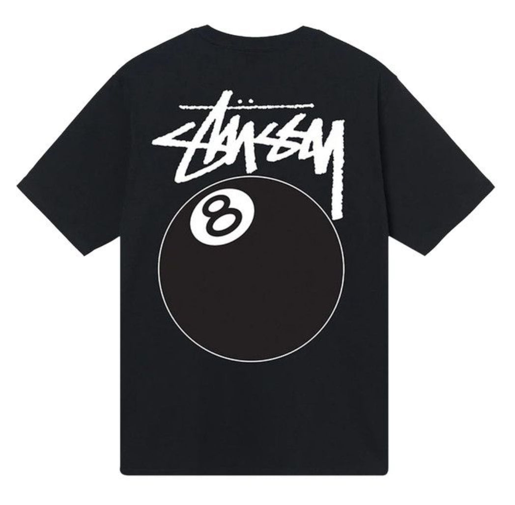 T-Shirt Stüssy 8Ball Black