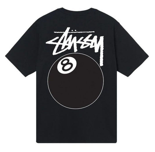 T-Shirt Stüssy 8Ball Black