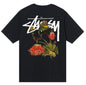 T-Shirt Stüssy Withered Flower Black