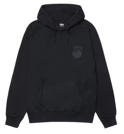 Hoodie Stüssy 8Ball Pigment Dyed Black